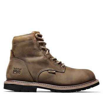 Timberland PRO Millworks 6" Soft Toe - Hnede Nepremokave Topanky Panske, TB0322Z